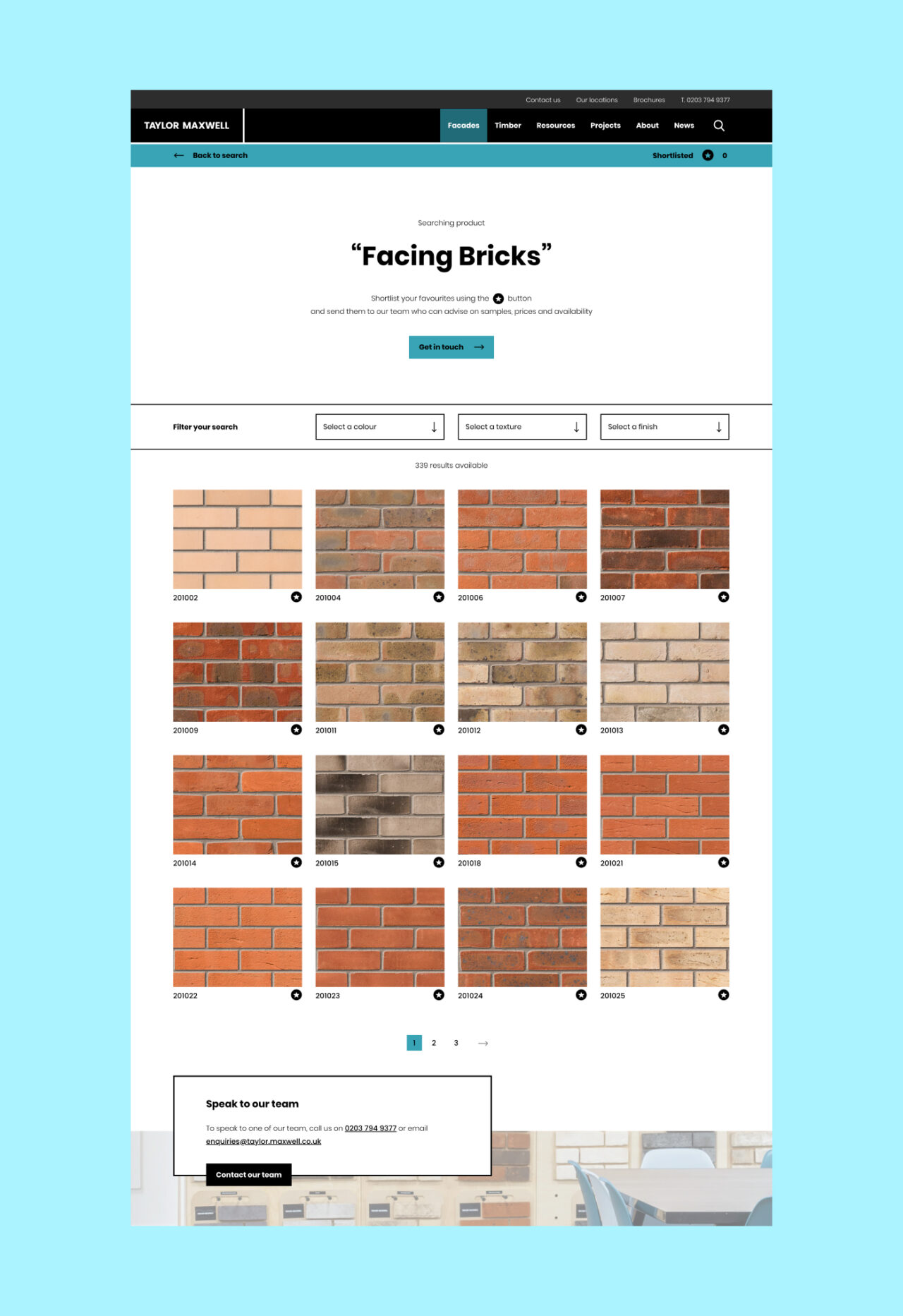 06 Taylor Maxwell brick finder results page